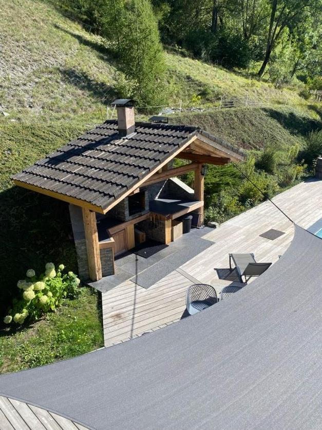 Chalet Savoyard D'Exception Avec Piscine Chauffee Villa Bourg-Saint-Maurice Exteriör bild