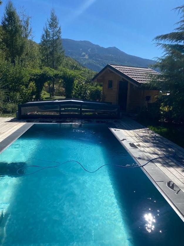 Chalet Savoyard D'Exception Avec Piscine Chauffee Villa Bourg-Saint-Maurice Exteriör bild