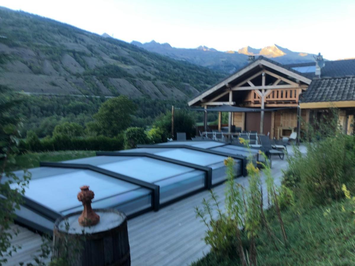 Chalet Savoyard D'Exception Avec Piscine Chauffee Villa Bourg-Saint-Maurice Exteriör bild