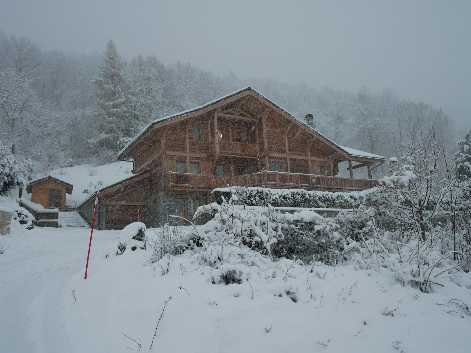 Chalet Savoyard D'Exception Avec Piscine Chauffee Villa Bourg-Saint-Maurice Exteriör bild